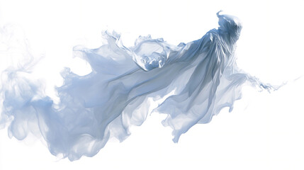 a digital art illustration of a mist phantom with a ghostly form