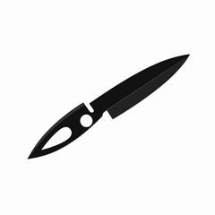 Obraz premium Silhouette of a Juicy Apple A Simple Fruit Illustration