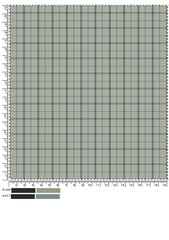 Detailed Plaid Fabric Swatch with Ruler and Color Palette
