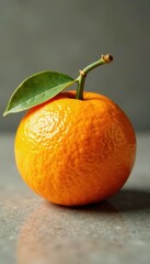 Single ripe orange, vibrant color, smooth peel , peel, produce, sweet