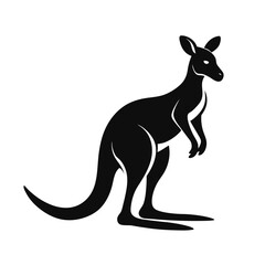 Kangaroo Silhouette Vector
