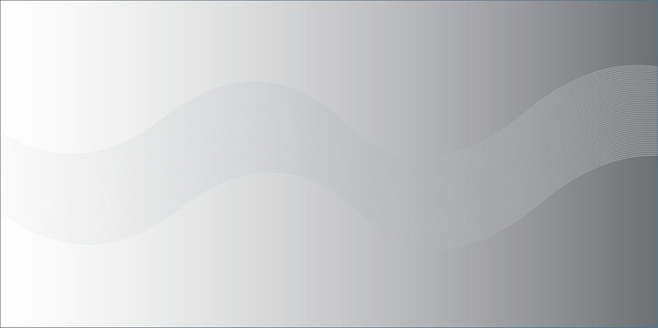 Abstract white and grey  vector wallpaper design features smooth flowing wave lines creating a bright digital texture backdrop with artistic motion