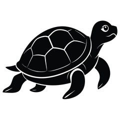 Turtle Silhouette Vector