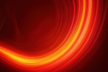 Abstract Red Swirl with Glowing Spiral and Vortex Pattern