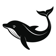 Whale Silhouette Vector