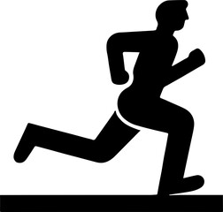 running man silhouette
