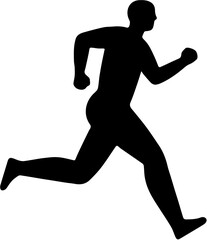 running man silhouette