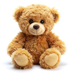 Obraz premium Adorable plush teddy bear soft toy friend