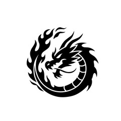 vector image of a dragon