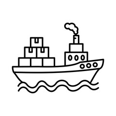 Fototapeta premium Shipping icon