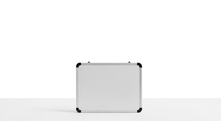 Sleek Silver Metal Case Perfect for Storage and Organization