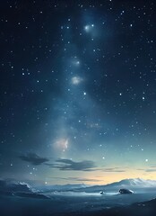 Naklejka premium Futuristic City Concept with Dynamic Blue Vortex, 3D Curves, and Translucent Water Reflection: Abstract Tech Background for Digital Posters, Data Visualization, and Scientific Presentations