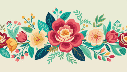 vector illustration of a tulip flowers