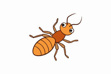 bee isolated on white