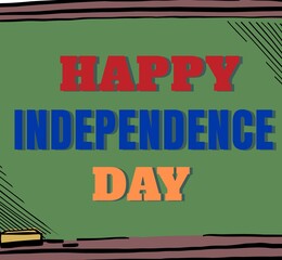 Fototapeta premium Happy independence day 