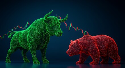 Bull and Bear Market: A 3D Visualization of Stock Market Trends