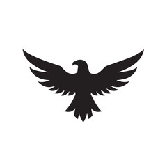 eagle logo vector Bold and clean eagle logo vector, with sharp lines and a strong silhouette 
