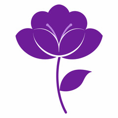 vector illustration of a pink flower