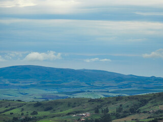 Obraz premium mountain landscape with clouds