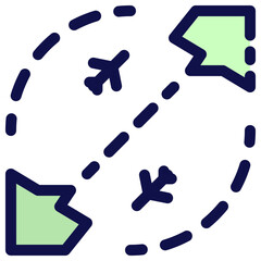Flight Transfer Icon