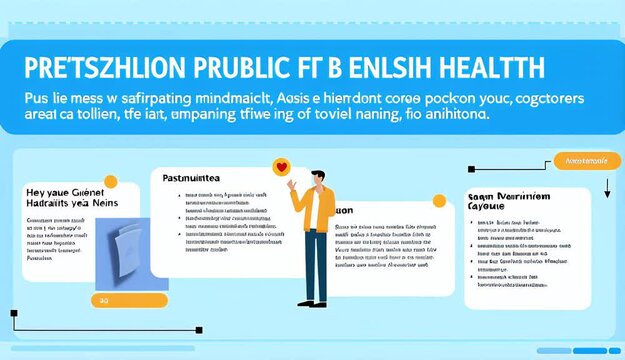 Health infographic with three sections