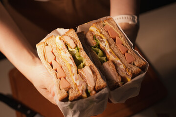A Display of Delicious Sandwiches