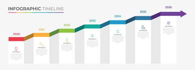 Ladder infographic design to company success. vector design