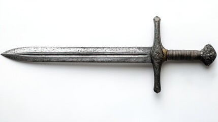 Ancient Medieval Sword,  A Detailed Close-Up