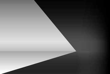 3d rendering of beauty, minimal interior background, sharp light and shade, for elegant design concept display, futuristic car showcase, fashion product presentation, or blank studio mockup.
