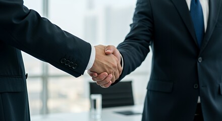 A Strong Business Handshake: Partnership, Agreement, and Success