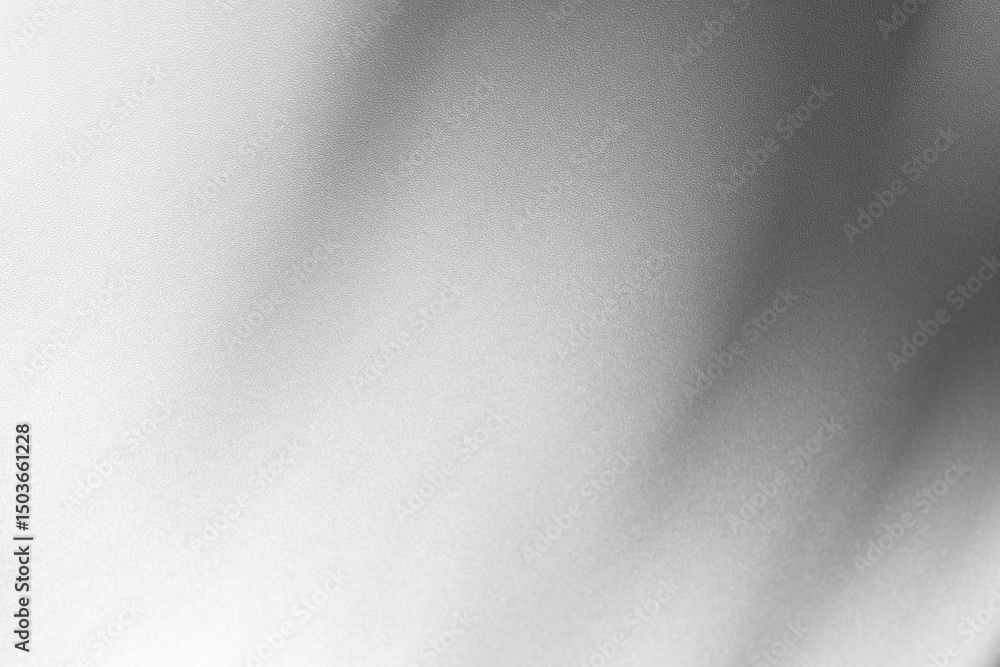Poster Wall interior background, studio and backdrops show products.with shadow from window color white and grey. background for text insertion and presentation product	
