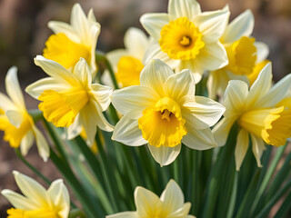 Spring's Golden Smile Daffodil Delight