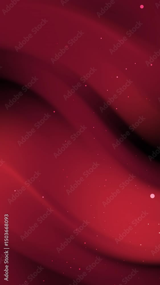 Aufkleber elegant maroon abstract background with gentle wavy lines and subtle sparkles animation