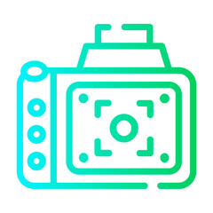 focus Line Gradient Icon