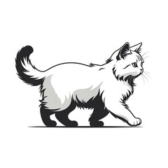 Obraz premium シンプルなラガマフィンの挿絵イラスト