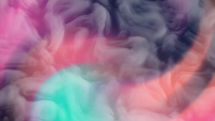 Abstract swirl of colorful smoke suitable for backgrounds, banners, and artistic designs that need a vibrant and dynamic element.