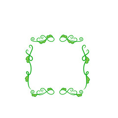 swirl frame decoration 