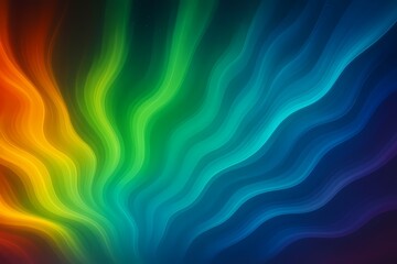 Obraz premium Abstract aurora dreamlike color ripples surge
