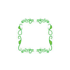 swirl frame decoration 