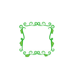 swirl frame decoration 