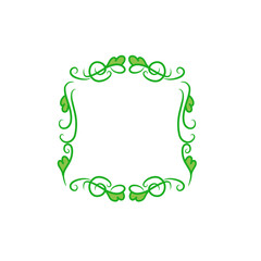 swirl frame decoration 