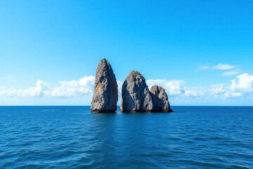 group of rocks in the middle of a body of water2