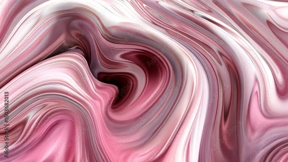 Poster beautiful abstract swirl pink and white pattern with smooth texture for creative art design, evoking