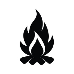 bonfire icon vector illustration