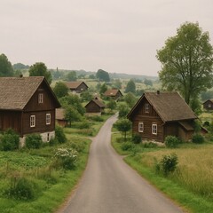 village in the mountains