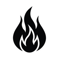 fire flame icon vector illustration