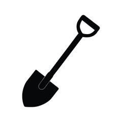 garden shovel icon vector illustration