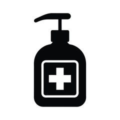 hand sanitizer bottle icon vector illustration