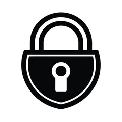 lock closed icon vector illustration