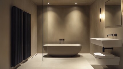 Modern Bathroom Design with Minimalist Aesthetics